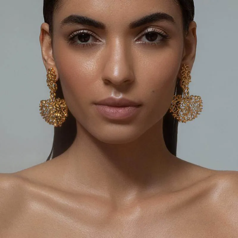 Tree of Life Gold Plated Earrings