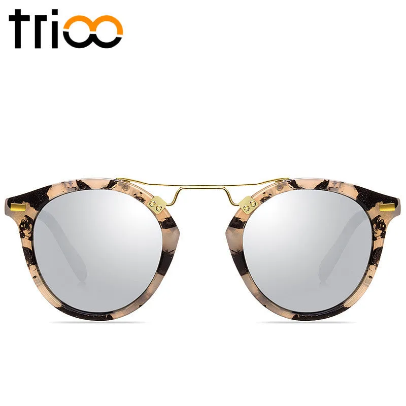 TRIOO Oval Frame Women's Sunglasses