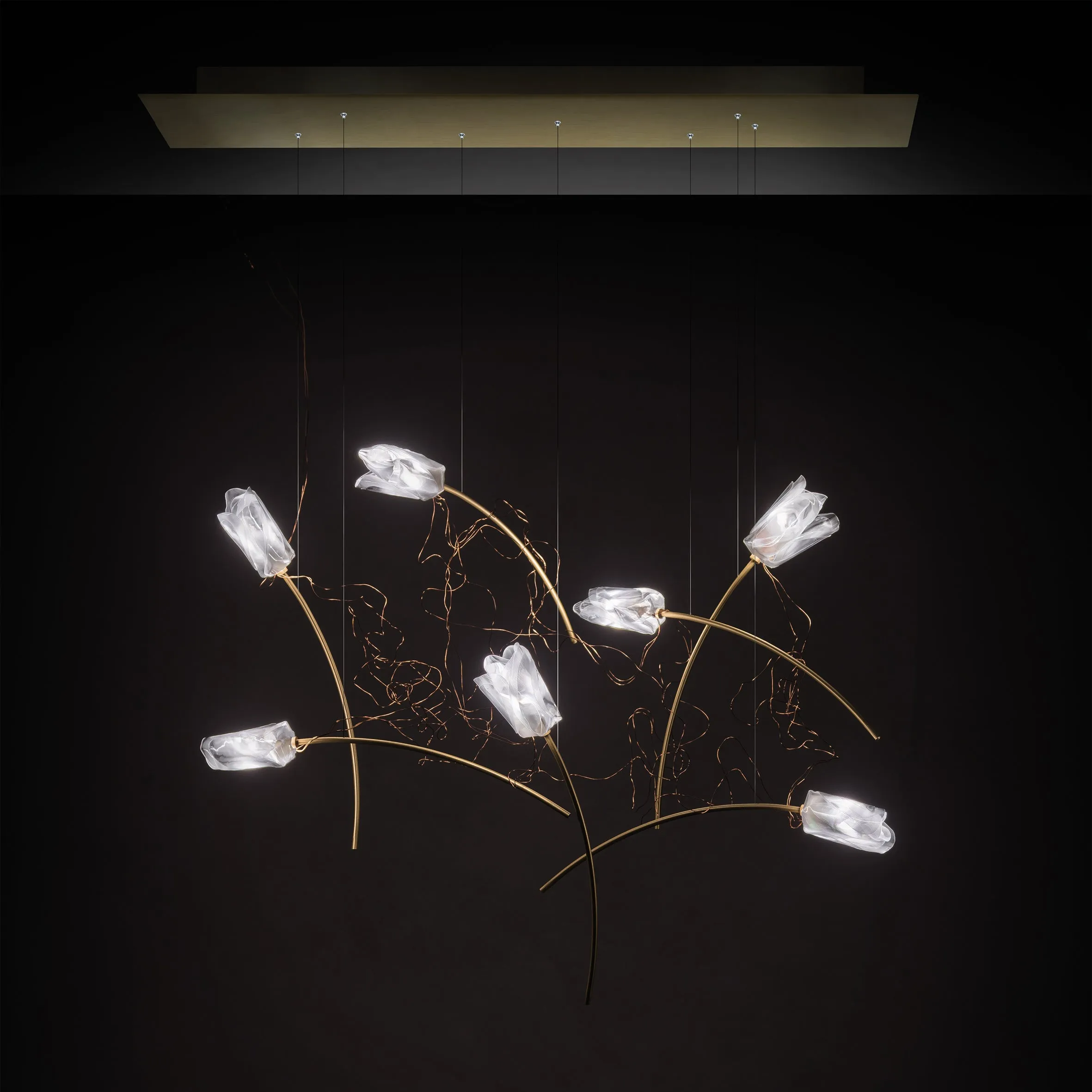 Tulip Linear LED Chandelier