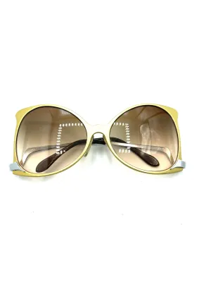 Ultra 70s Gold Butterfly Sunglasses