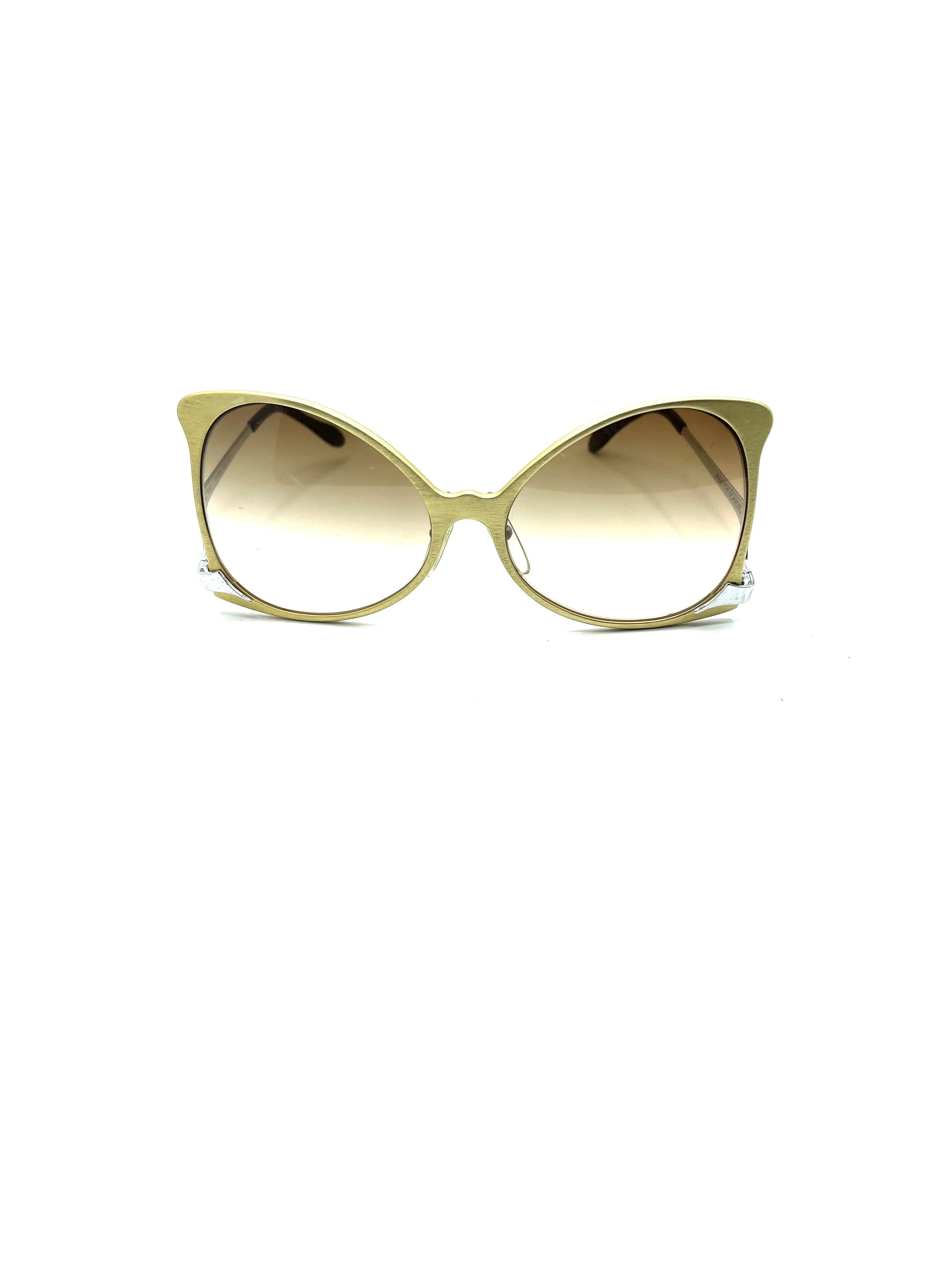 Ultra 70s Gold Butterfly Sunglasses