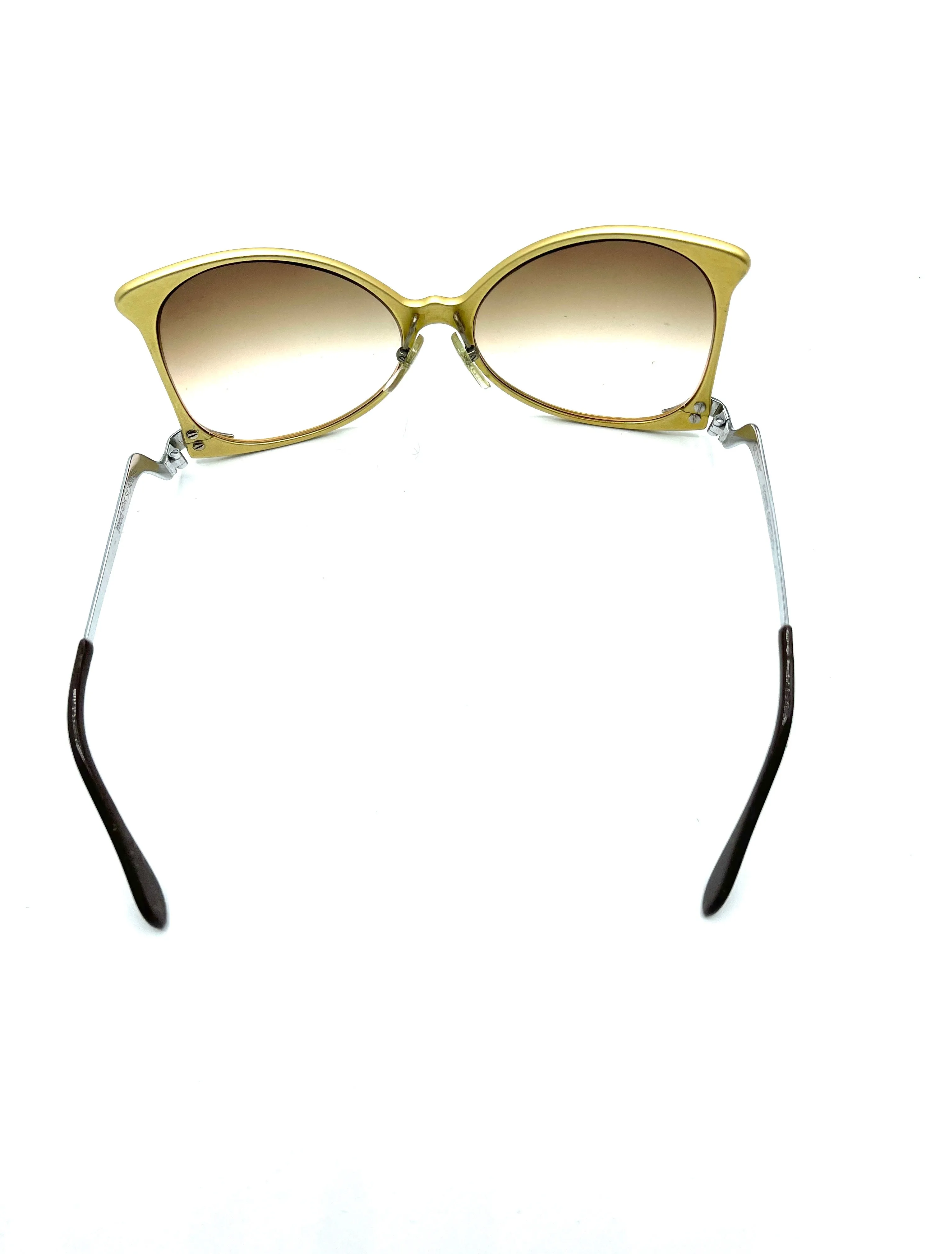 Ultra 70s Gold Butterfly Sunglasses