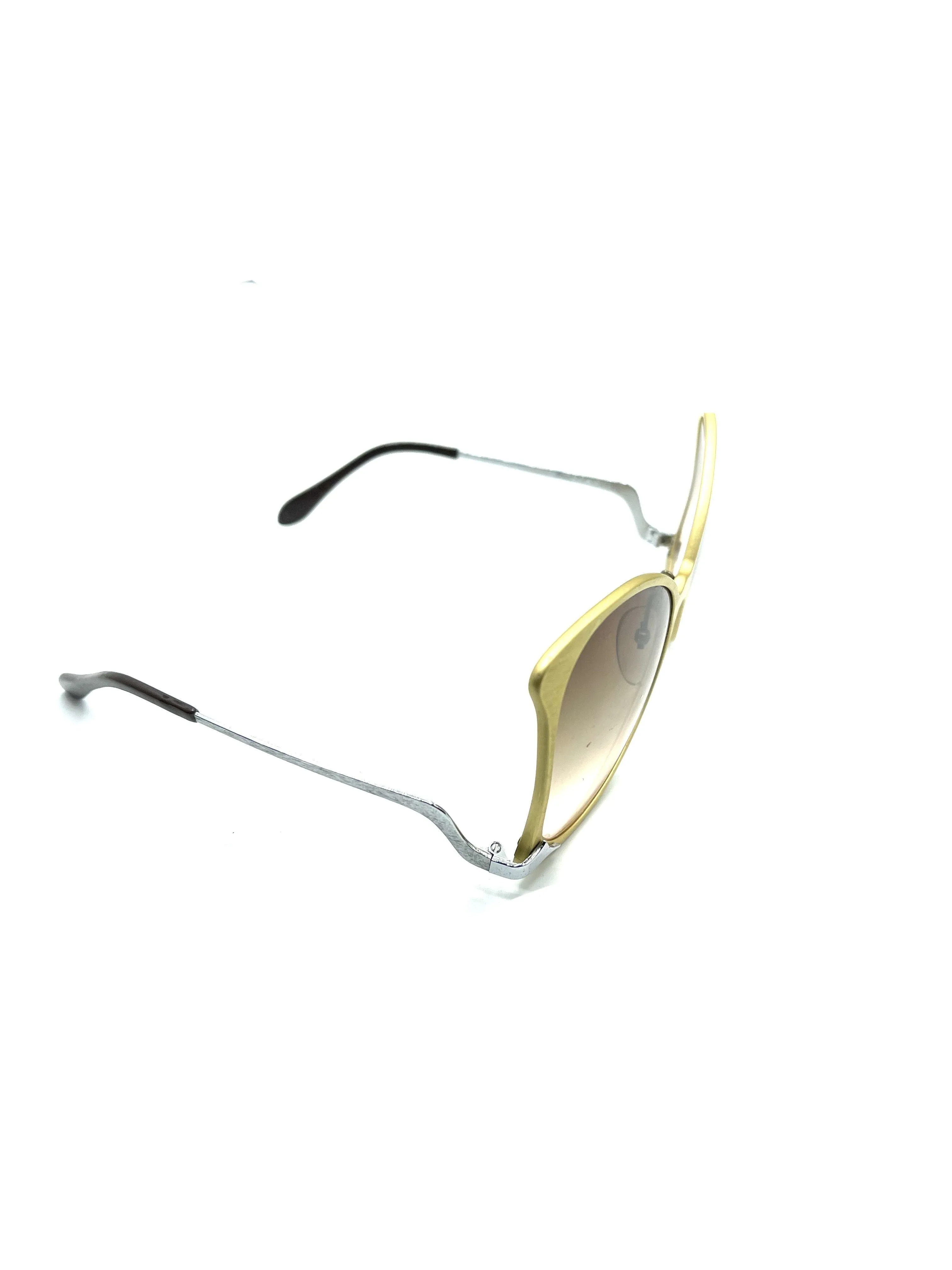Ultra 70s Gold Butterfly Sunglasses