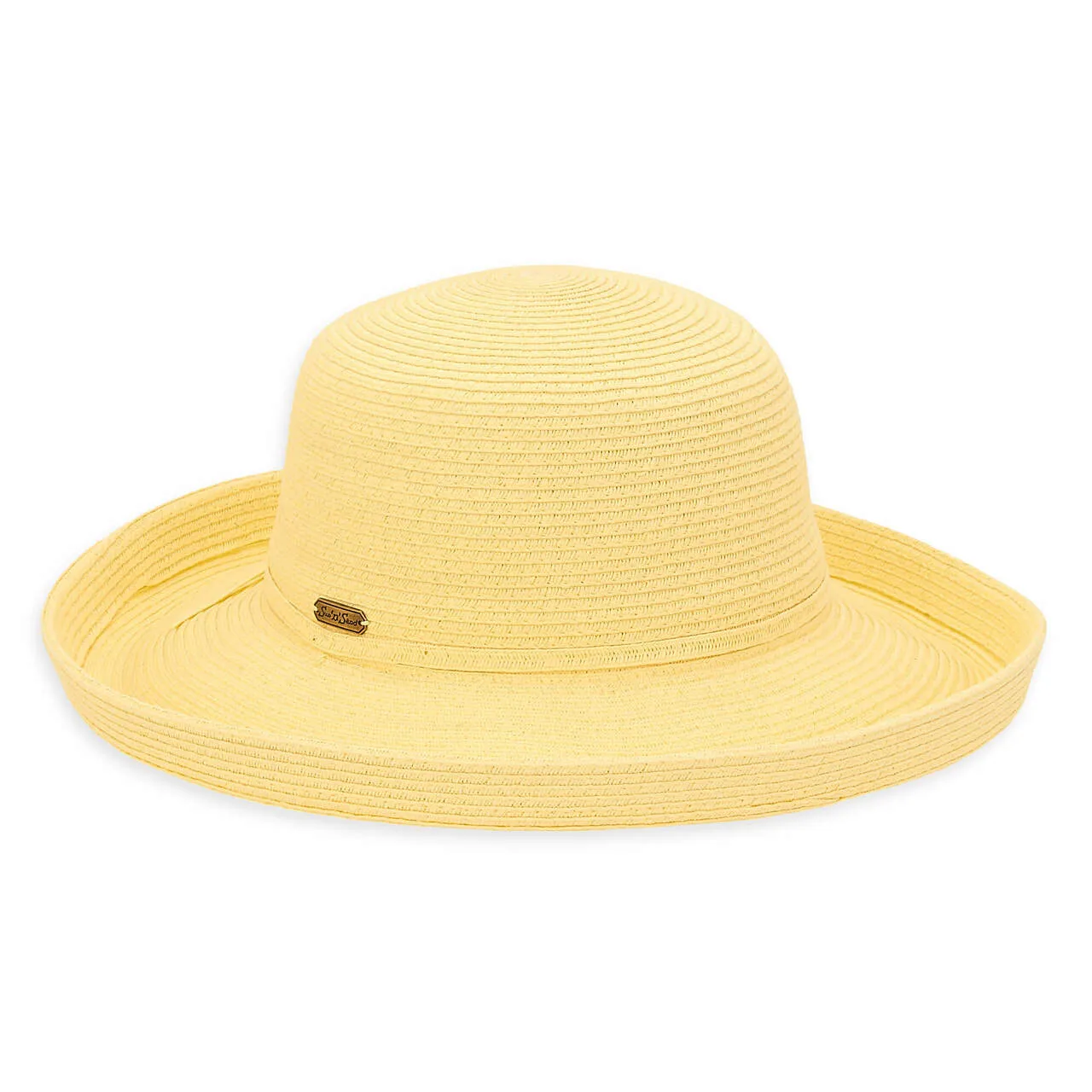 Up Brim Paper Braid SPF Sun Hat in Colors