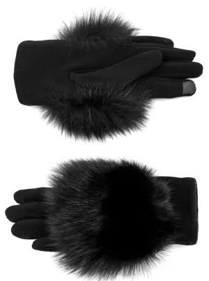 Woven With Fox Trim [Black-GLMK61] M/L